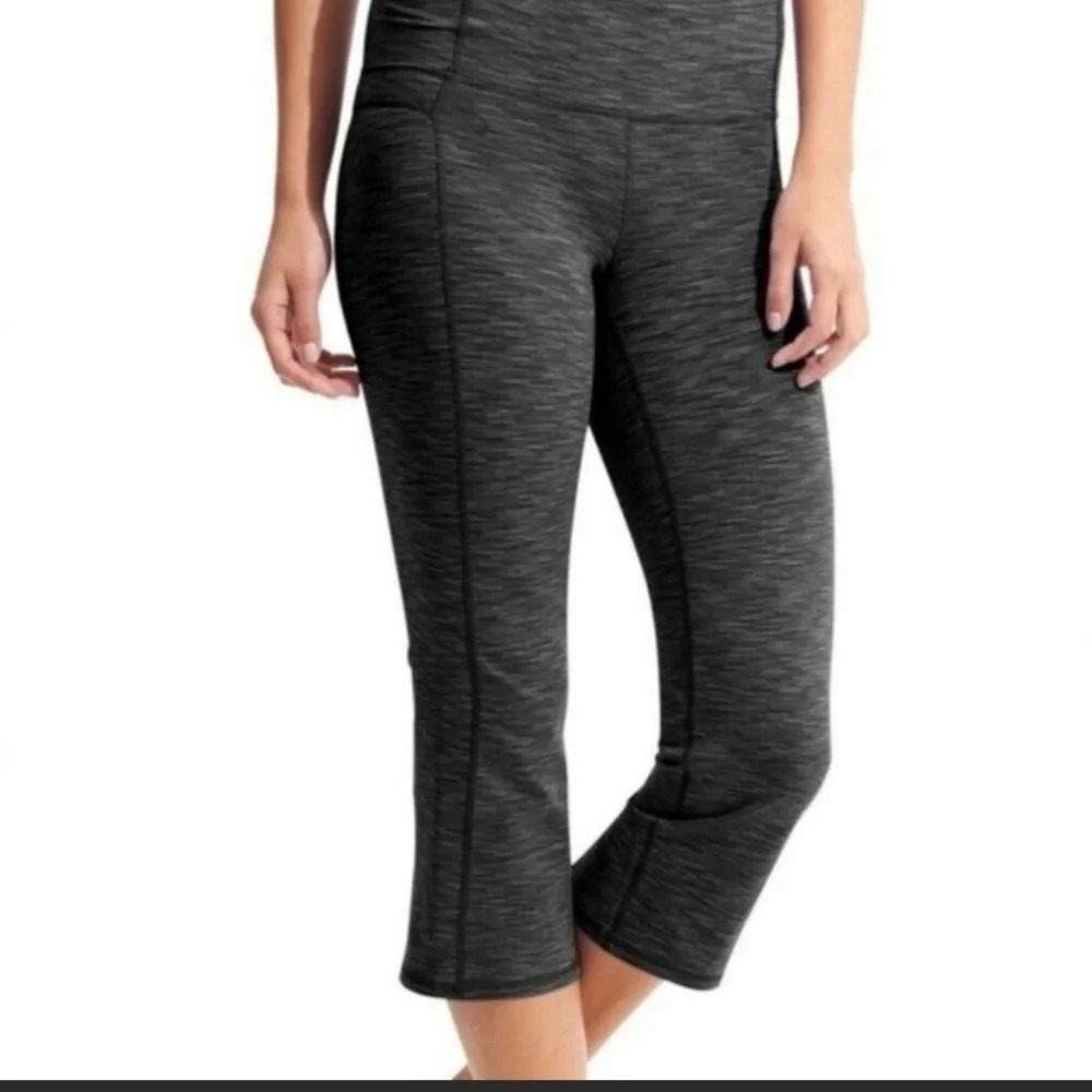 Athleta Ananda Split Hem Capri Yoga Workout Pants